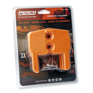 Perch Tools Cordless Tool Organizers (Pack Of 3) - 18-20v Tool Compatibility Power Tools Holder